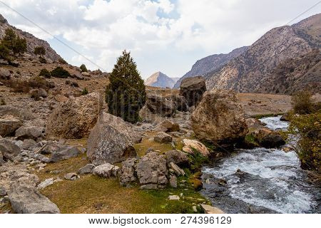 Tajikistan Mountain Beautiful, Fann Mountain, Kulikalon Lakes