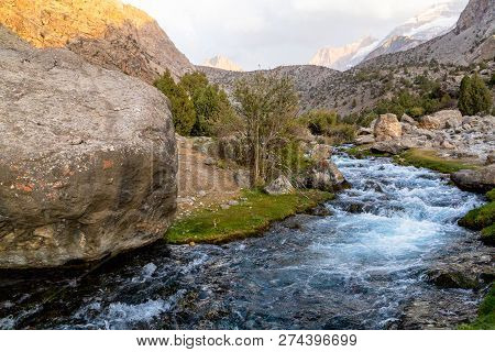 Tajikistan Mountain Beautiful, Fann Mountain, Kulikalon Lakes