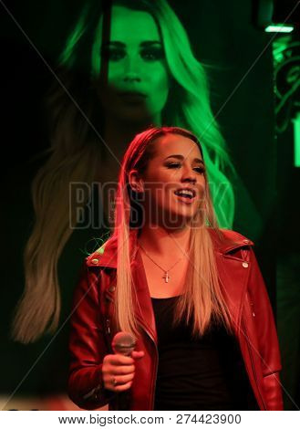 NEW YORK - DEC 13: Gabby Barrett performs in concert at Irving Plaza on December 13, 2018 in New York City