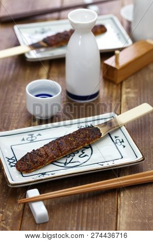 soba miso, burnt miso(soybean paste) with roasted buckwheat seeds, japanese food