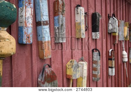Buoys On Wall