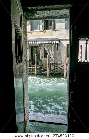 Venice. Italy September 2018: Metropole Hotel In Venice