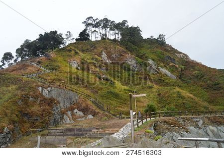 Beautiful Viewpoint That You Can Observe San Juan Of The Sand And The Beach Of Los Quebrantos On A R