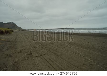 Shot On The Los Quebrantos Beach On A Rain Day. July 30, 2015. Landscapes, Nature, Travel. San Juan 
