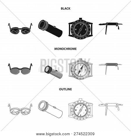 Isolated Object Of Mountaineering And Peak Icon. Collection Of Mountaineering And Camp Vector Icon F