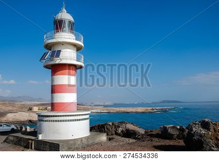 Lighthouse Faro De Arinaga, Gran Canaria, Canary Islands, Spain