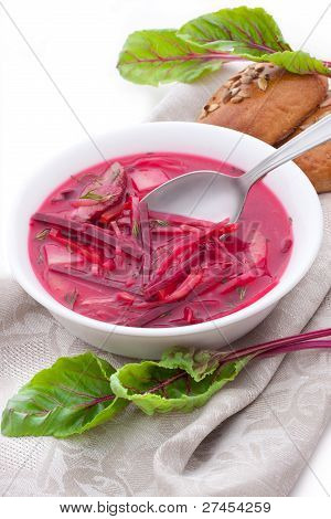 Venäjän ja Ukrainan Cuisine - borssikeitto