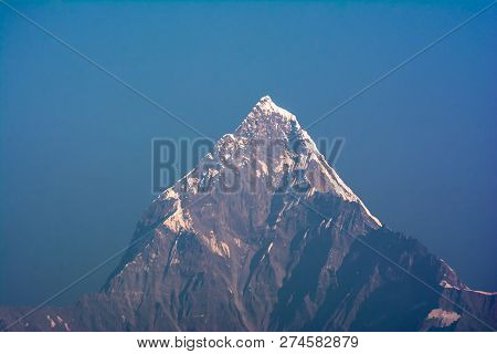 Annapurna Machapuchre (fish Tail) Mountain View From Pokhara