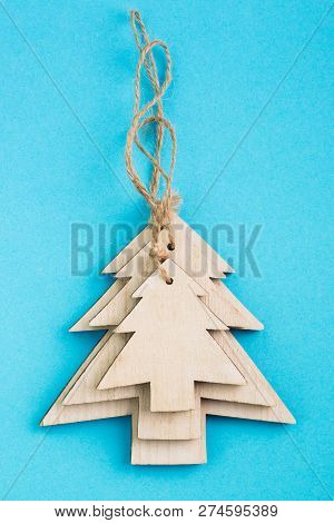 Christmas And New Year's Day Festive Decoration. Flat Lay.