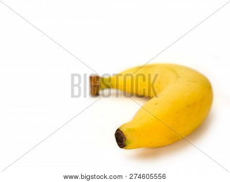 Cavendish Bananas Isolated On White Background.(with Free Space For Text)