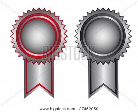 Silber rosette