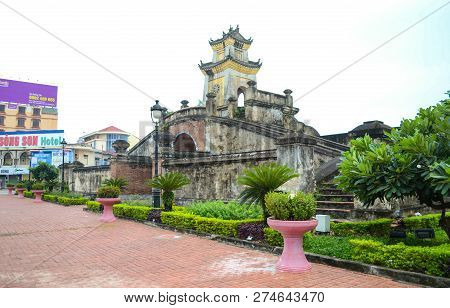 Dong Hoi, Vietnam - Nov 24, 2018 : Ancient Citadel Of Dong Hoi At Dong Hoi City, Quang Binh Province