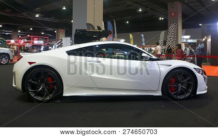 Kuala Lumpur, Malaysia - December 1,2018 : Honda Nsx (acura Ascc)  Second Generation Manufacture By 