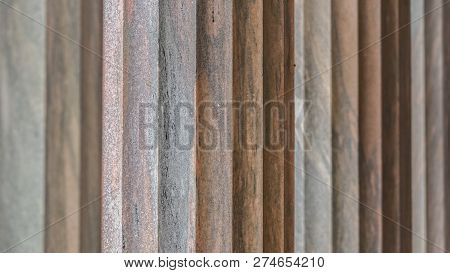 Column Shafts With Some Shallow Vertical Grooves