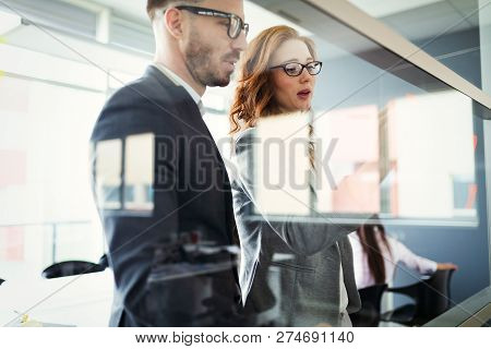 Corporate Business Team And Manager In A Meeting