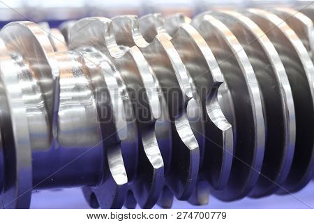 Screw Press Parts For Plastic Injection Machine ; Selective Focus