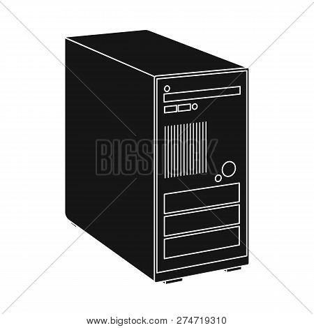 Vector Design Of Laptop And Device Icon. Set Of Laptop And Server Stock Symbol For Web.