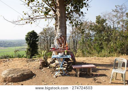 Hermit Statue Images At Outdoor In Wat Phrachao Thanchai And Phra That San Kwang Temple At Chiangrai