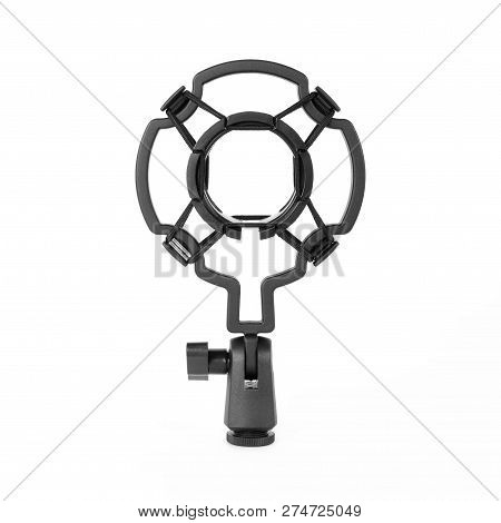 Music And Sound - Front View Plastic Microphone Mic Shock Mount Fits Mxl