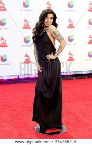 LAS VEGAS - NOV 15:  Mon Laferte at the 19th Annual Latin GRAMMY Awards - Arrivals at the MGM Garden Arena on November 15, 2018 in Las Vegas, NV