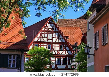 Bad Windsheim A City In Bavaria, Germany, With Many Historical Attractions