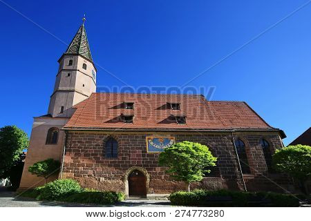 Bad Windsheim A City In Bavaria, Germany, With Many Historical Attractions