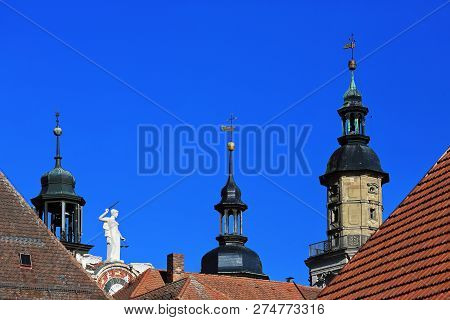 Bad Windsheim A City In Bavaria, Germany, With Many Historical Attractions