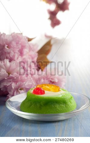 cassata ปกติดั้งเดิมซิซิลีมาร์ซิปันหวาน
