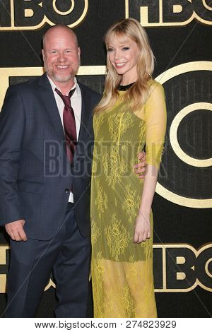 LOS ANGELES - SEP 17:  Joss Whedon, Riki Lindhome at the HBO Emmy After Party - 2018 at the Pacific Design Center on September 17, 2018 in West Hollywood, CA