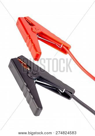 Car Battery Jumper Cable For Charger Or Booster.