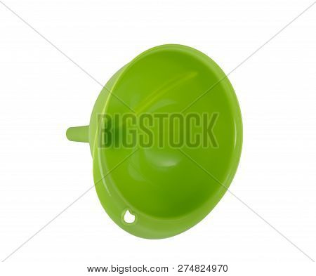 Green Plastic Kitchen Funnel