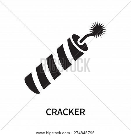 Cracker Icon Isolated On White Background. Cracker Icon Simple Sign. Cracker Icon Trendy And Modern 