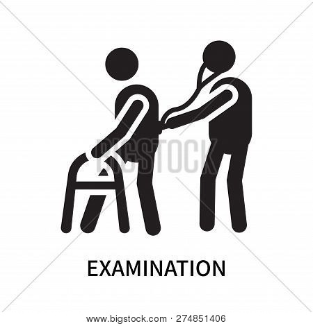 Examination Icon Isolated On White Background. Examination Icon Simple Sign. Examination Icon Trendy