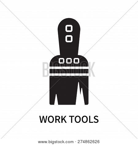 Work Tools Icon Isolated On White Background. Work Tools Icon Simple Sign. Work Tools Icon Trendy An