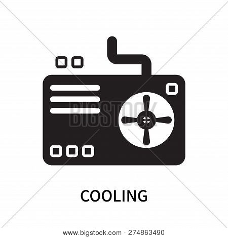 Cooling Icon Isolated On White Background. Cooling Icon Simple Sign. Cooling Icon Trendy And Modern 