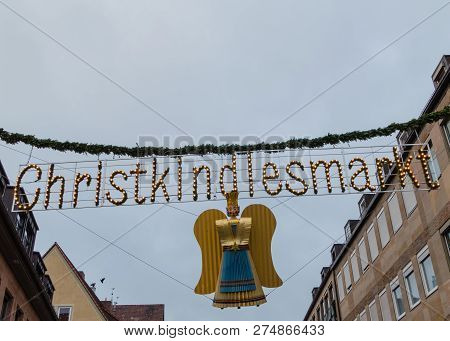 Christmas Market Nuremberg Bavaria Europe German 