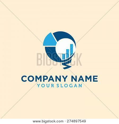 Business Abstract Logo Symbol. Vector Logo Concept Illustration. Abstract Vector Logo. Vertical Shap