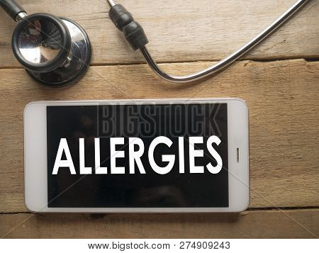 Medical And Health Care Concept, Allergies