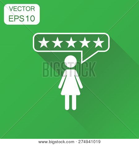 Customer Reviews, Rating, User Feedback Icon. Business Concept R