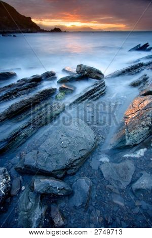 Rocce sul mare di Barrika