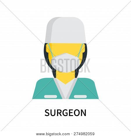 Surgeon Icon Isolated On White Background. Surgeon Icon Simple Sign. Surgeon Icon Trendy And Modern 