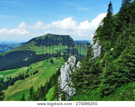 Stockberg Peak On The Obertoggenburg Mountain - Canton St. Gallen, Switzerland