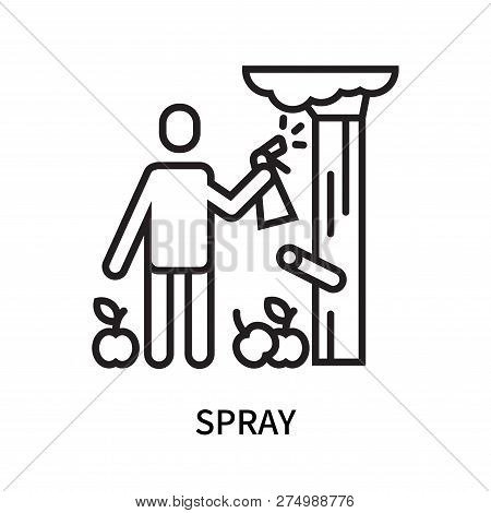 Spray Icon Isolated On White Background. Spray Icon Simple Sign. Spray Icon Trendy And Modern Symbol