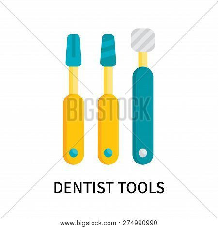 Dentist Tools Icon Isolated On White Background. Dentist Tools Icon Simple Sign. Dentist Tools Icon 