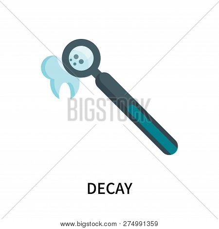 Decay Icon Isolated On White Background. Decay Icon Simple Sign. Decay Icon Trendy And Modern Symbol