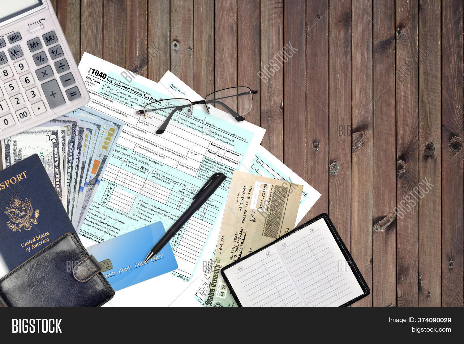 Irs Form 1040 U.s. Image & Photo (Free Trial) | Bigstock