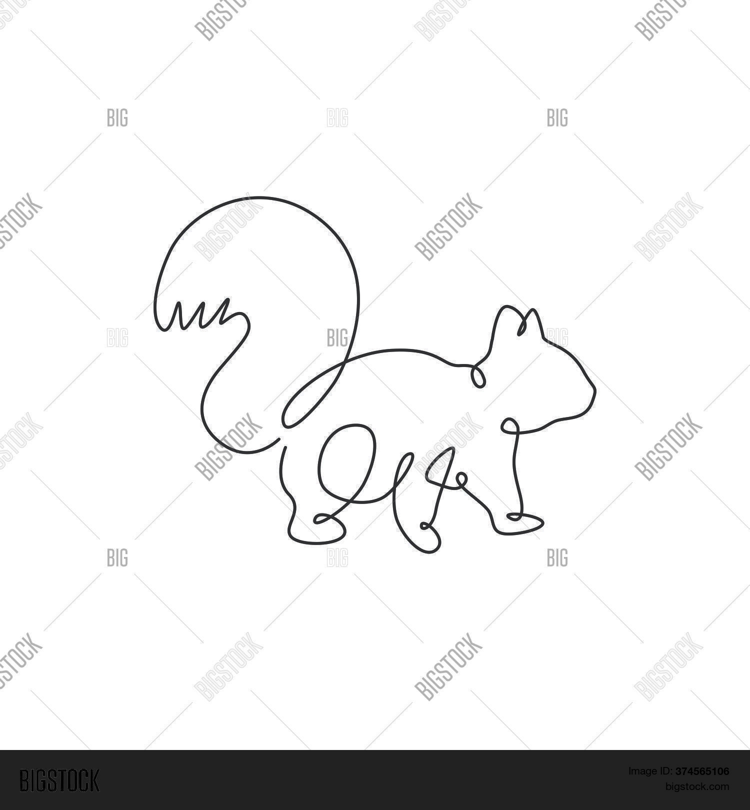 One Single Line Vector Photo Free Trial Bigstock