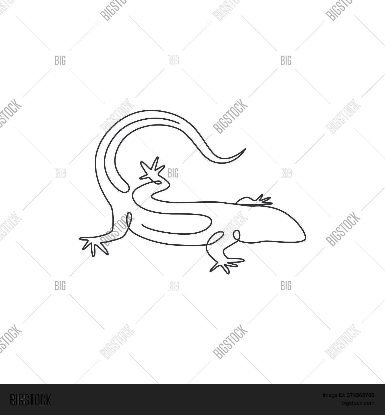 One Continuous Line Vector Photo Free Trial Bigstock