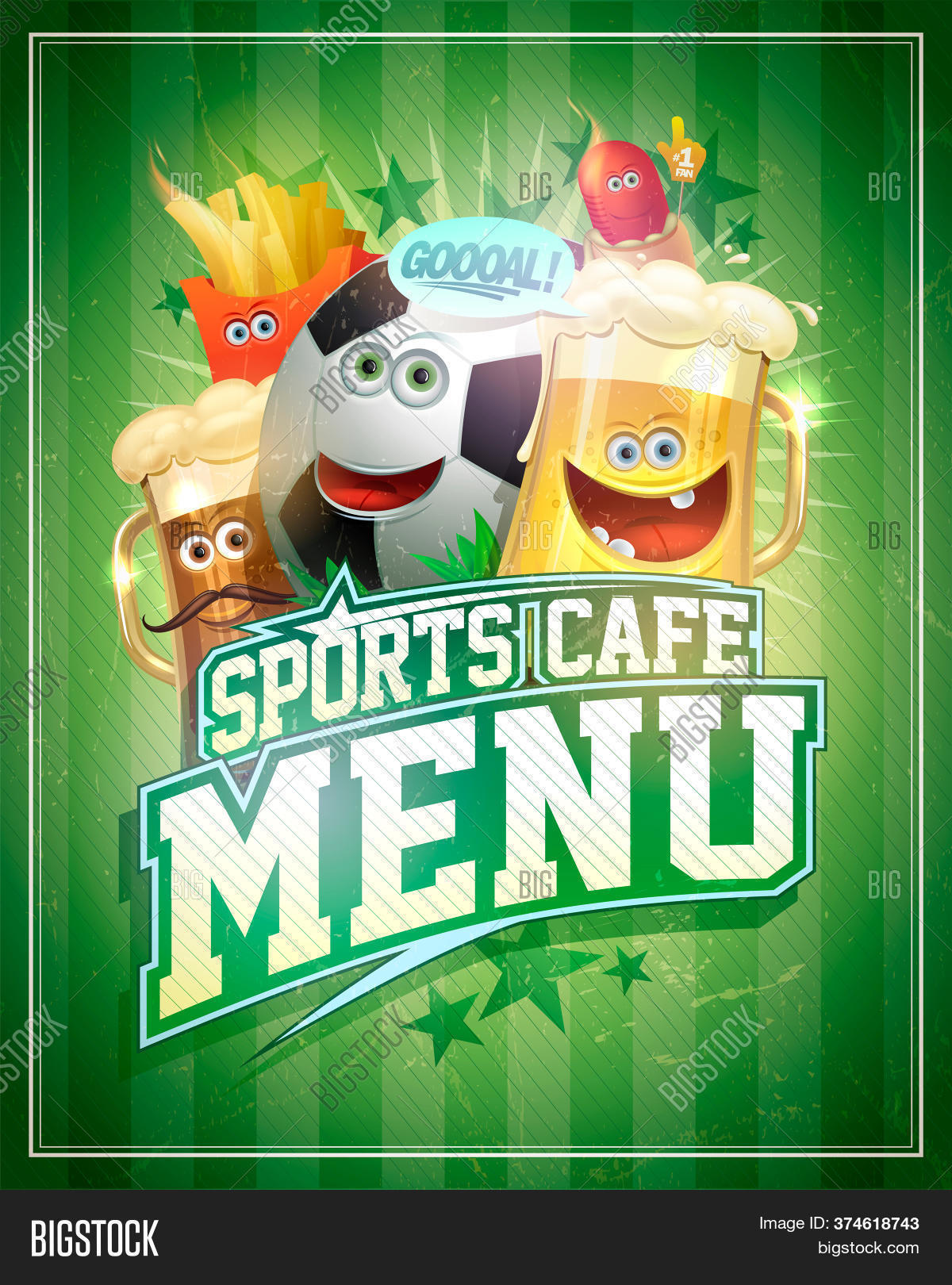 Sports Cafe Menu Cover Image & Photo (Free Trial) Bigstock