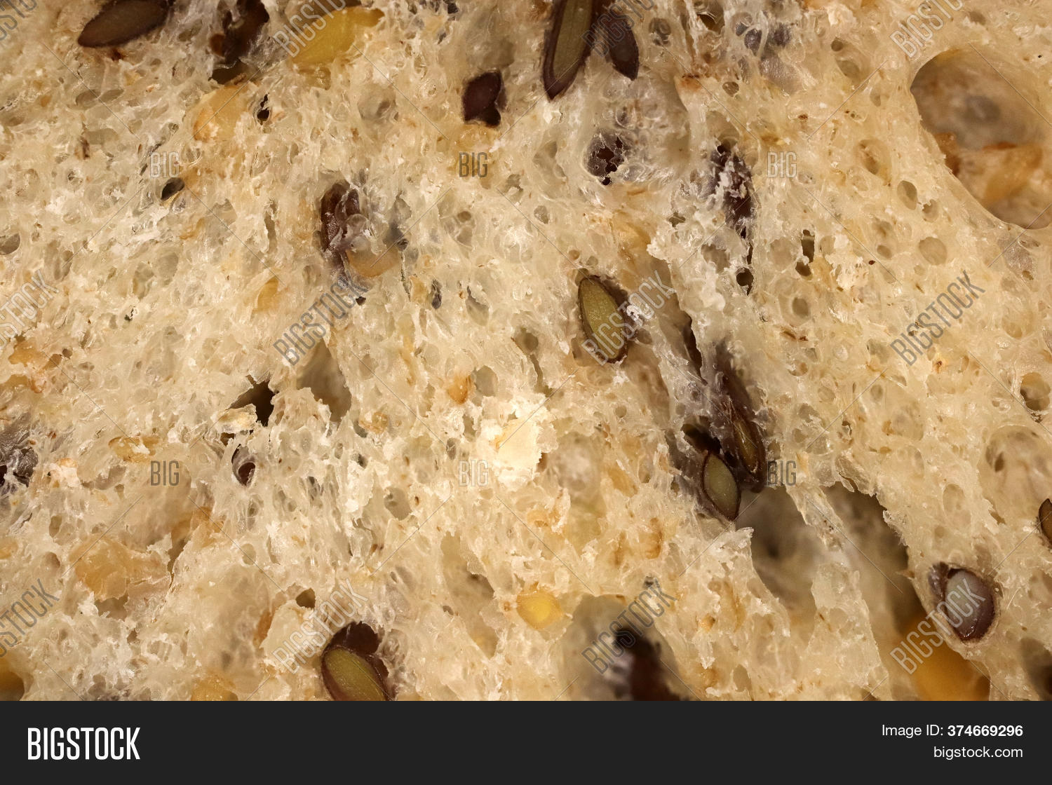 Flax Seeds Bread Crumb Image & Photo (Free Trial) Bigstock